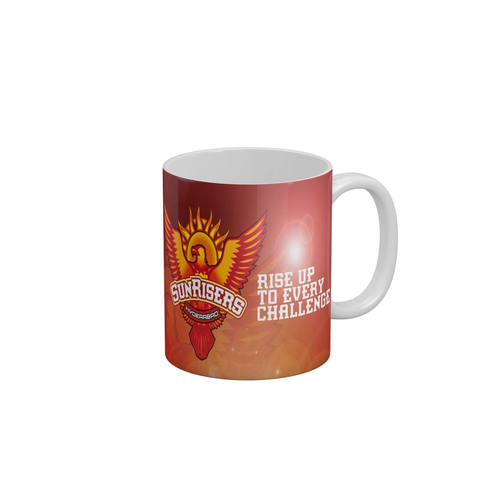 Sunrisers Hyderabad Rise up to every challenge Coffee Ceramic Mug 350 ML-FunkyDecors