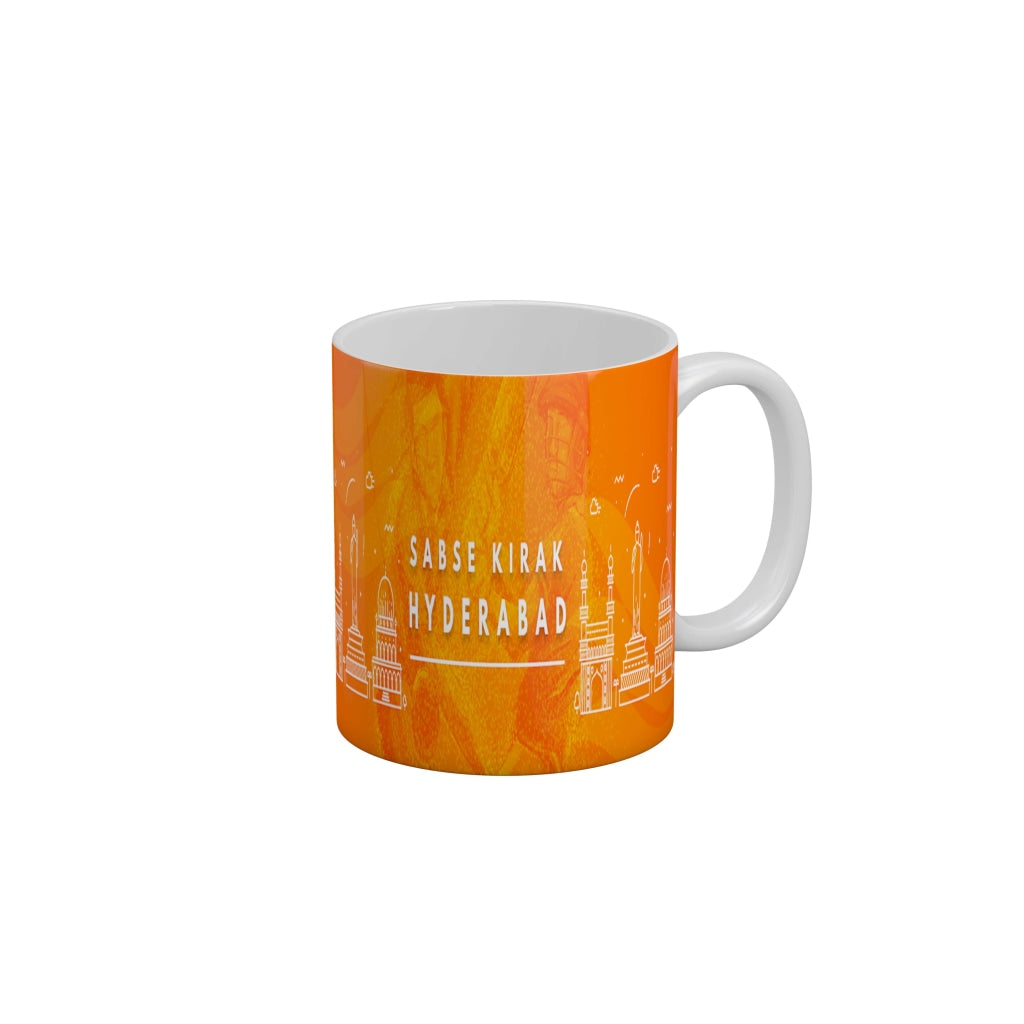 Sunrisers Hyderabad Sabse Kirak Hyderbad Coffee Ceramic Mug 350 ML-FunkyDecors