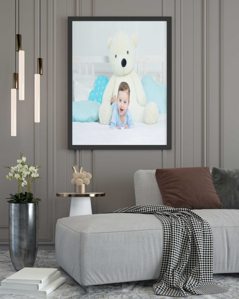 The Admiring Frame - Nursery Art For Wall Decor- Funkydecors Xs / Black Posters Prints & Visual