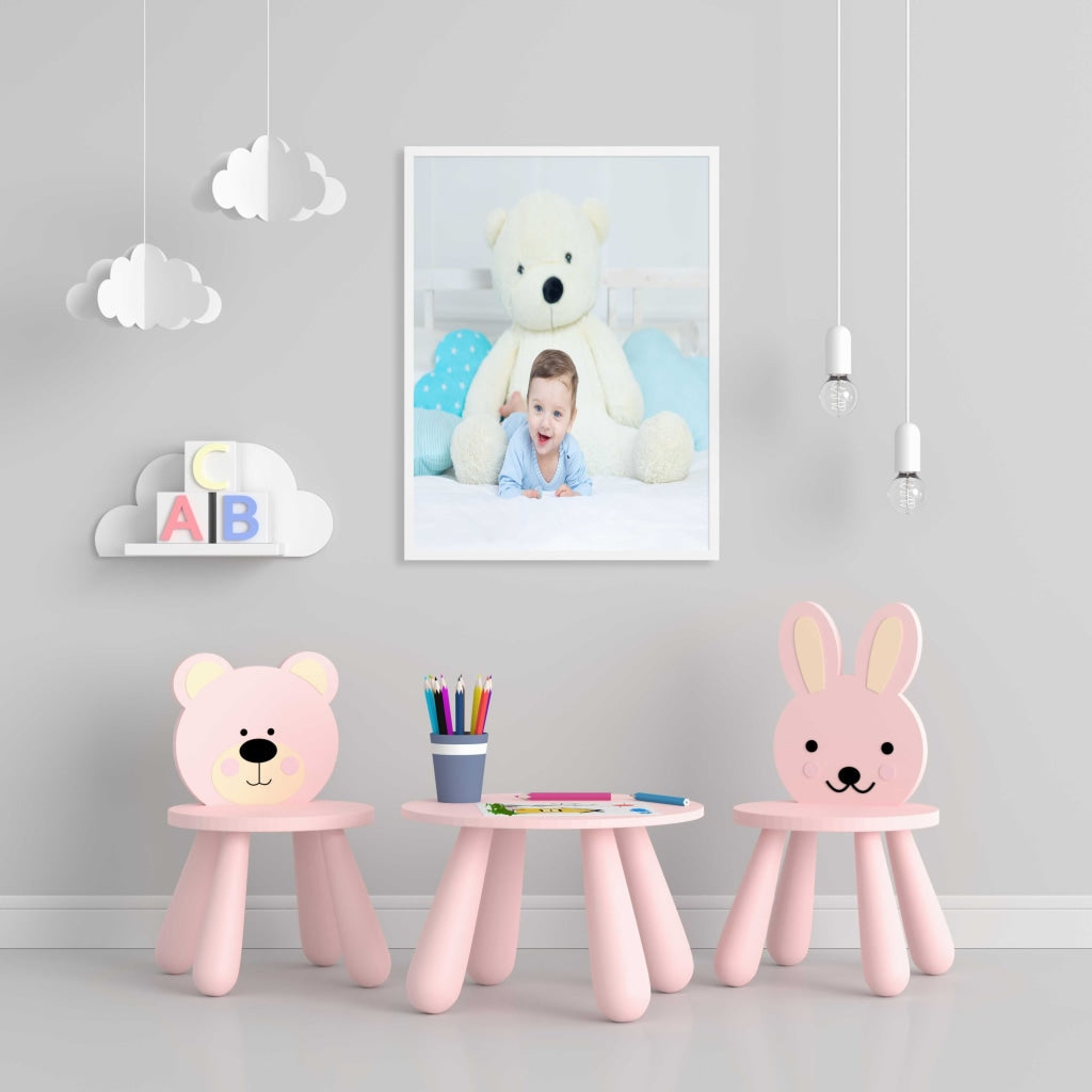 The Admiring Frame - Nursery Art For Wall Decor- Funkydecors Xs / White Posters Prints & Visual