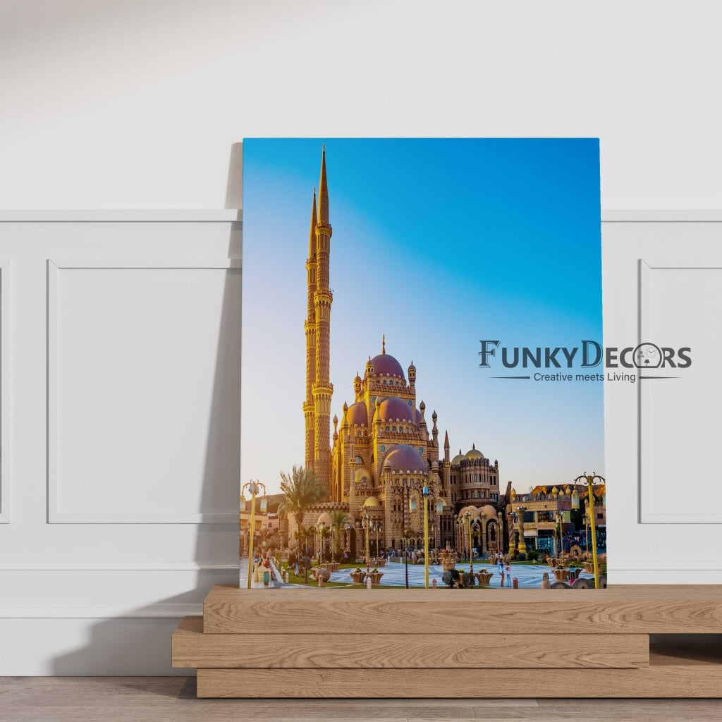 The Beauty Of Mosque - Architectural Art Frame For Wall Decor- Funkydecors Posters Prints & Visual
