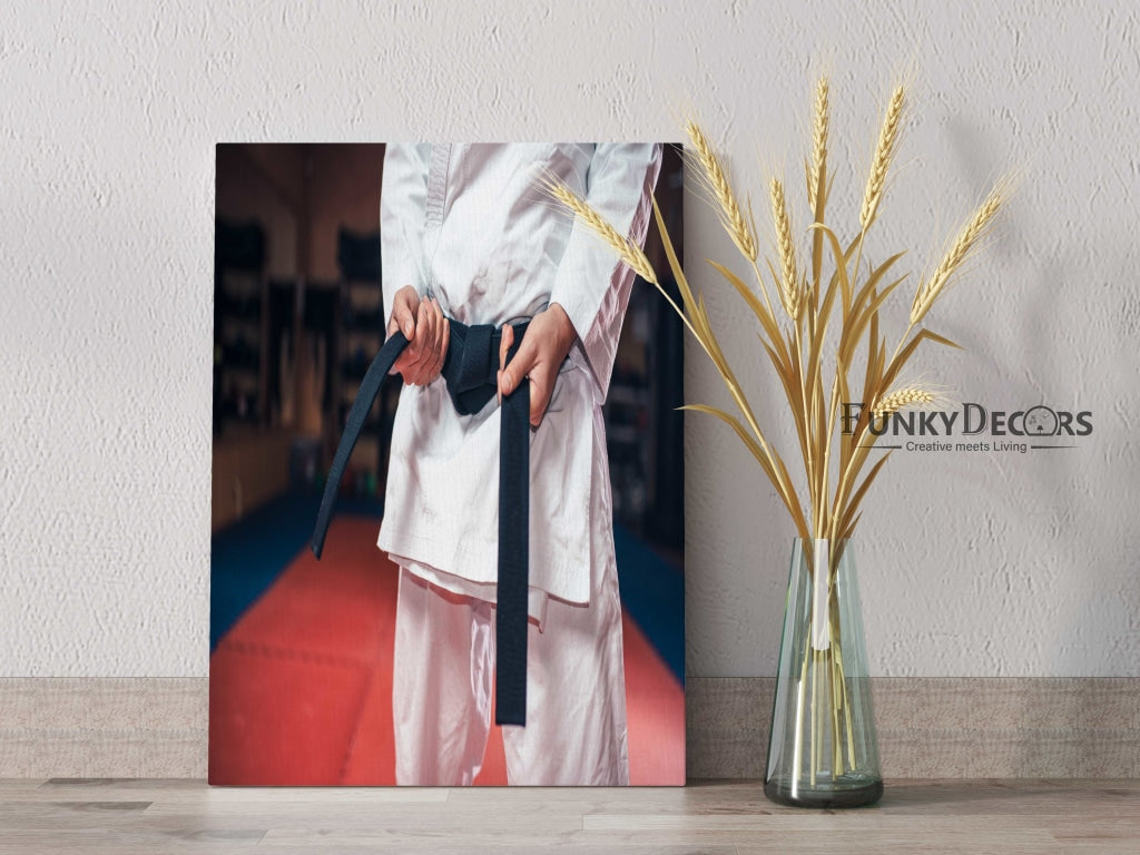 The Black Belt - Sports Art Frame For Wall Decor- Funkydecors Posters Prints & Visual Artwork