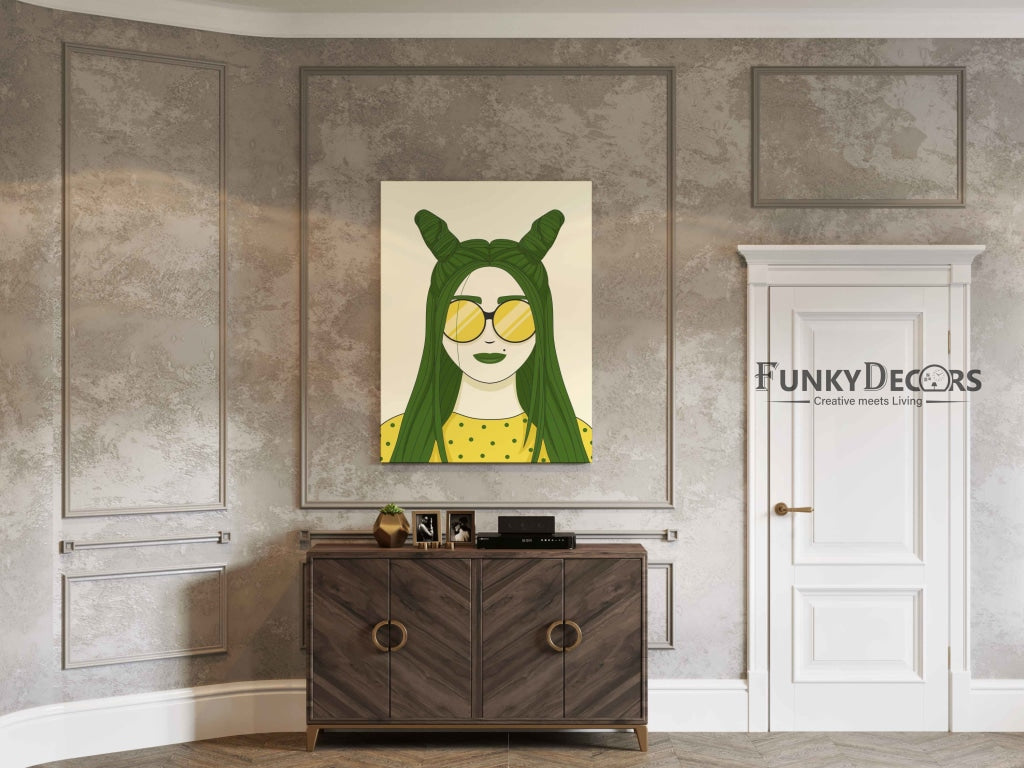 The Cat Eye Portrait Art Frame For Wall Decor- Funkydecors Posters Prints & Visual Artwork
