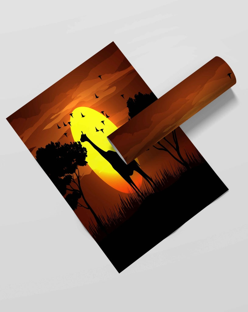 The High Riser - Animal Art Frame For Wall Decor- Funkydecors Xs / Roll Posters Prints & Visual