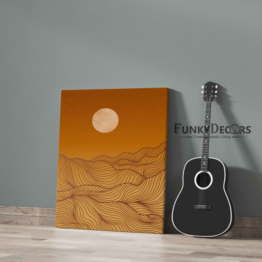 The Moon Magic - Minimal Art Frame For Wall Decor- Funkydecors Posters Prints & Visual Artwork