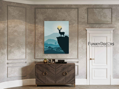 The Mountain Shades - Animal Art Frame For Wall Decor- Funkydecors Posters Prints & Visual Artwork