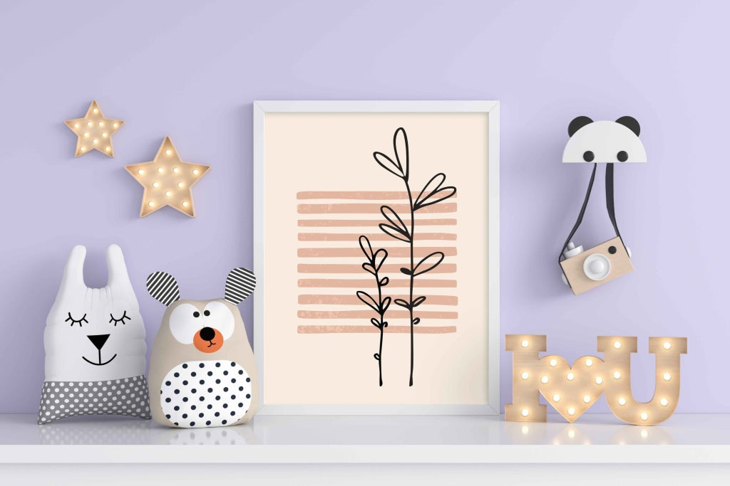 The Mystery Of Lines - Minimal Art Frame For Wall Decor- Funkydecors Xs / White Posters Prints &