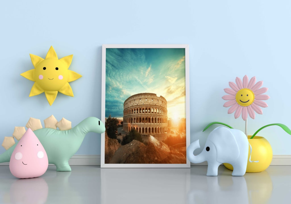 The Rome Art - Architectural Frame For Wall Decor- Funkydecors Xs / White Posters Prints & Visual