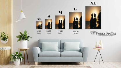 U And I - Love Art Frame For Wall Decor- Funkydecors Posters Prints & Visual Artwork