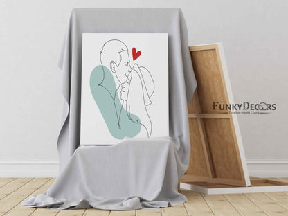 U Complete Me - Love Art Frame For Wall Decor- Funkydecors Posters Prints & Visual Artwork