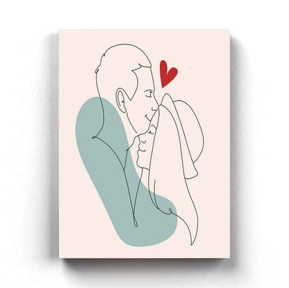 U Complete Me - Love Art Frame For Wall Decor- Funkydecors Xs / Canvas Posters Prints & Visual