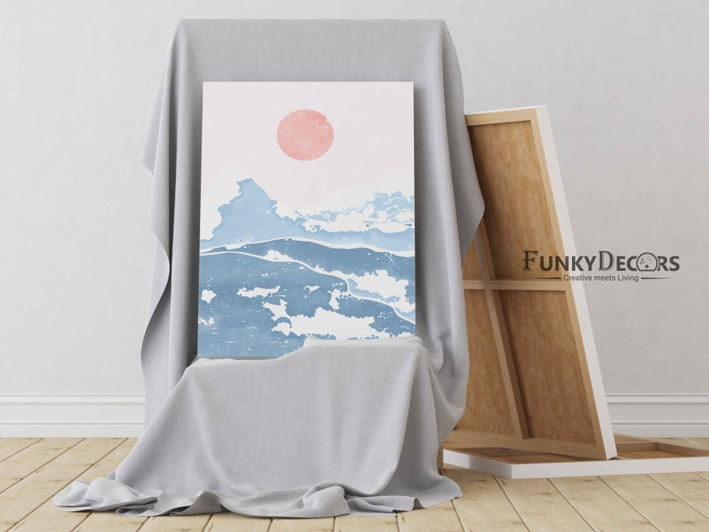 Under The Moon - Minimal Art Frame For Wall Decor- Funkydecors Posters Prints & Visual Artwork
