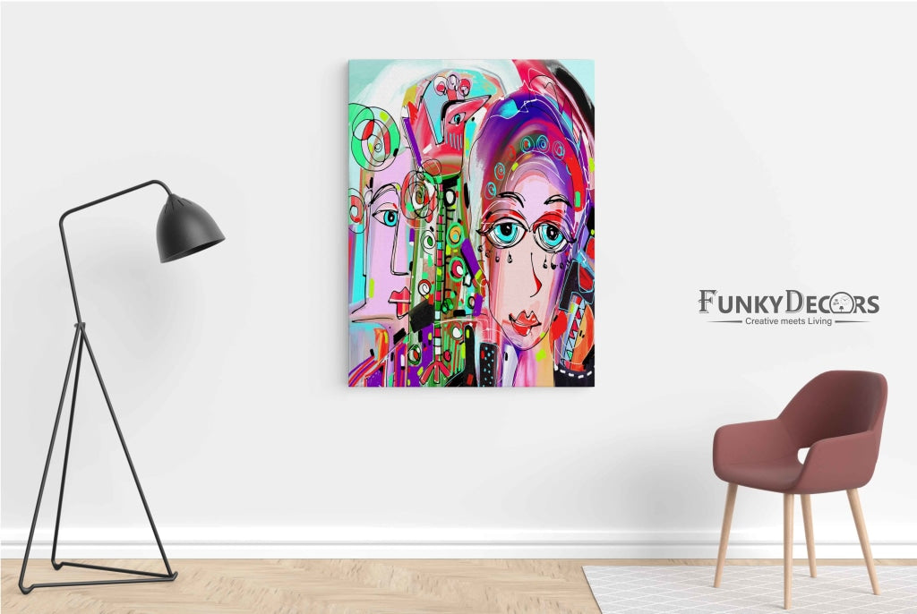 Vibrant Vision Pop Art Frame For Wall Decor- Funkydecors Posters Prints & Visual Artwork