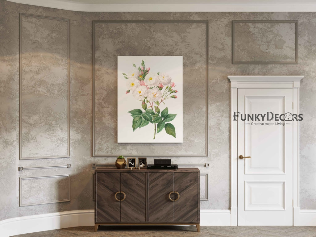 White As Frost - Nature Art Frame For Wall Decor- Funkydecors Posters Prints & Visual Artwork