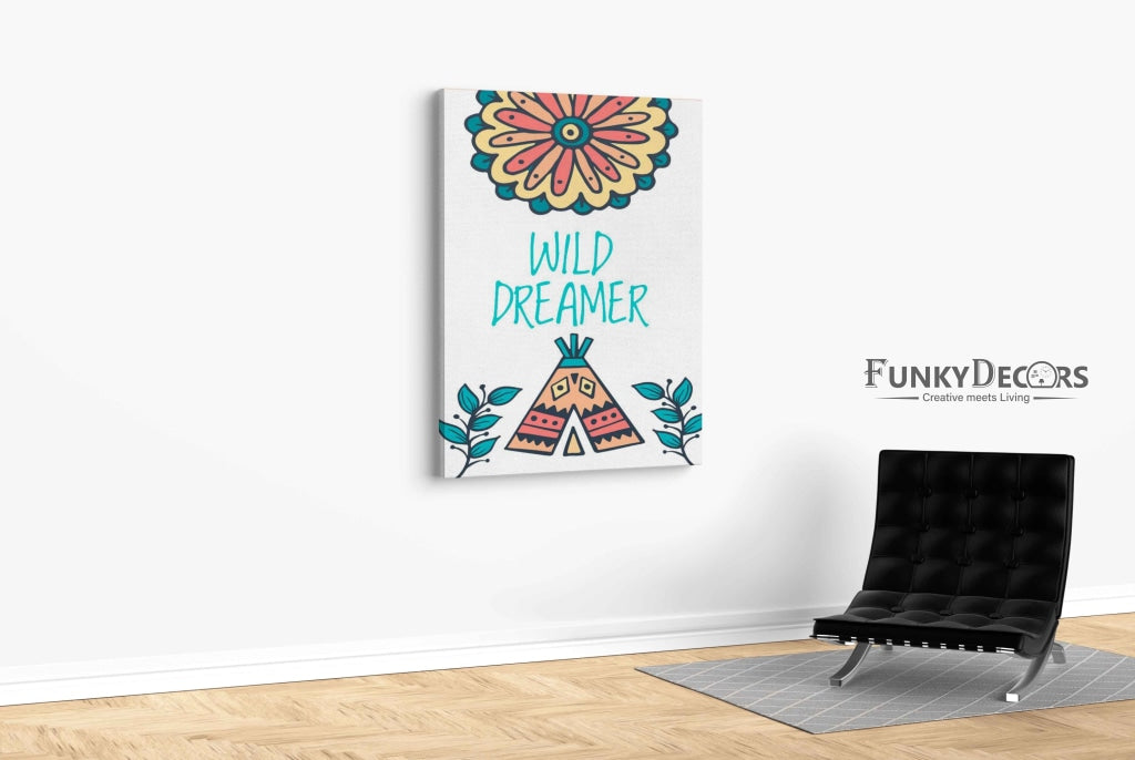 Wild Dreamer Boho Art Frame For Wall Decor- Funkydecors Posters Prints & Visual Artwork
