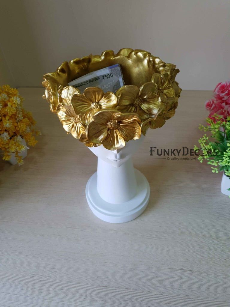 Women Head Surreal Faces Table Planters Showpieces- Funkydecors