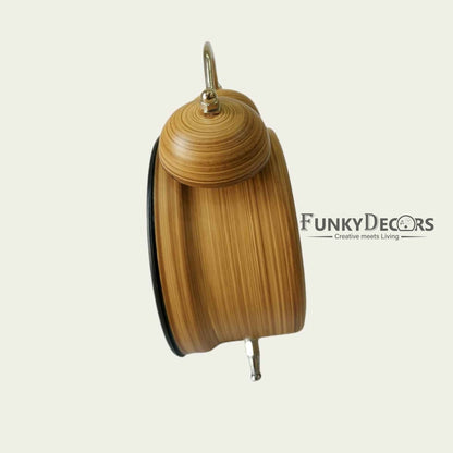 Wooden Texture Assorted Design Royal Retro Style Alarm Kids Room Table Clock-Funkydecors Clocks