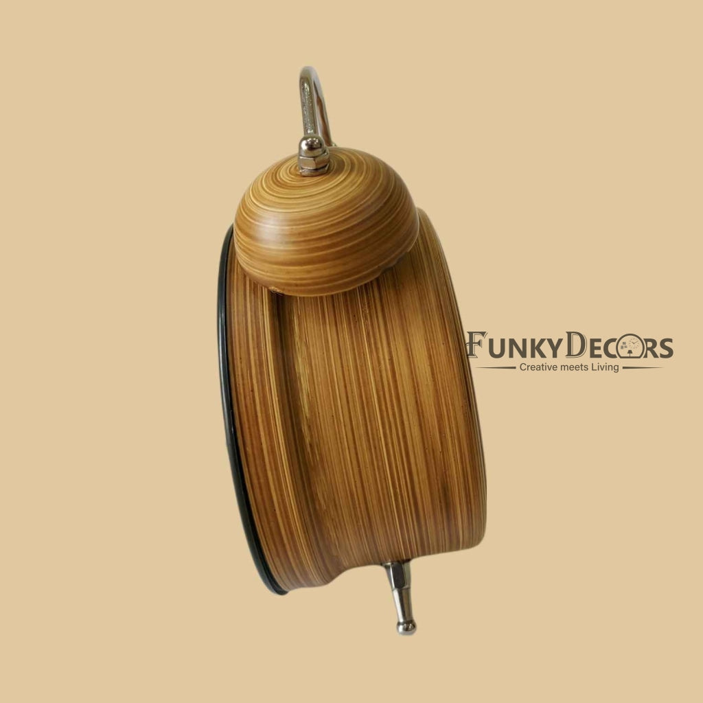 Wooden Texture Assorted Design Royal Retro Style Alarm Kids Room Table Clock-Funkydecors Clocks