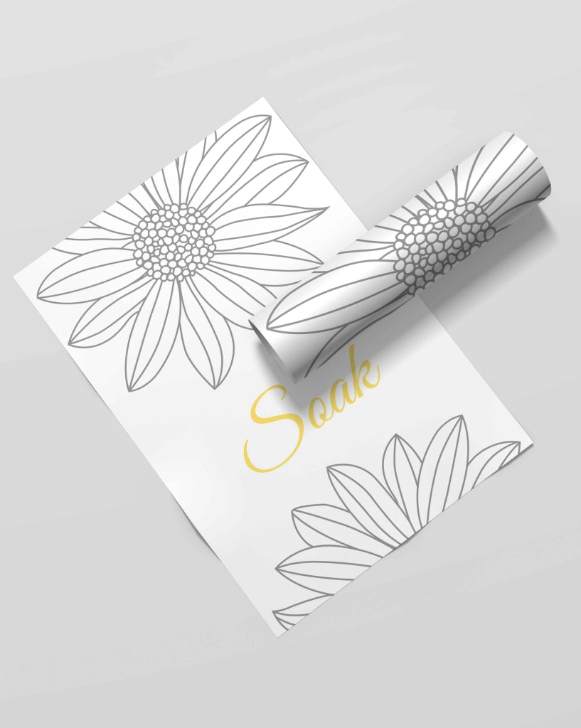 Yellow Mellow Floral Design Portrait Art Frame For Wall Decor - Funkydecors Xs / Roll Posters Prints