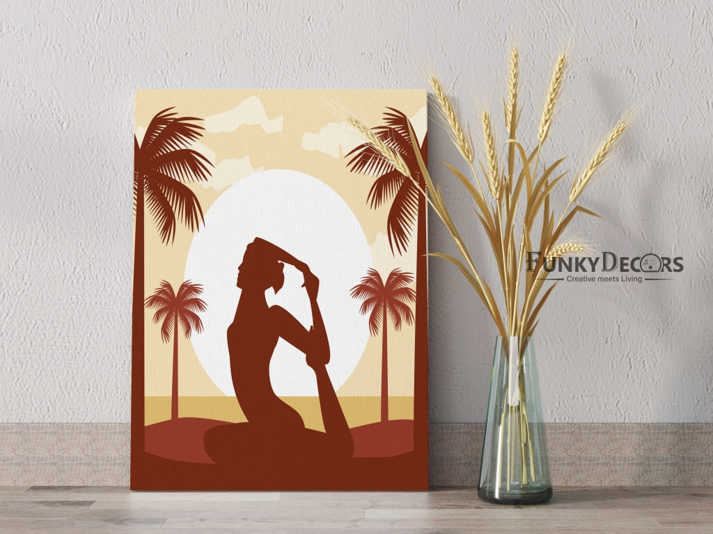 Yoga Fitness - Sports Art Frame For Wall Decor- Funkydecors Posters Prints & Visual Artwork