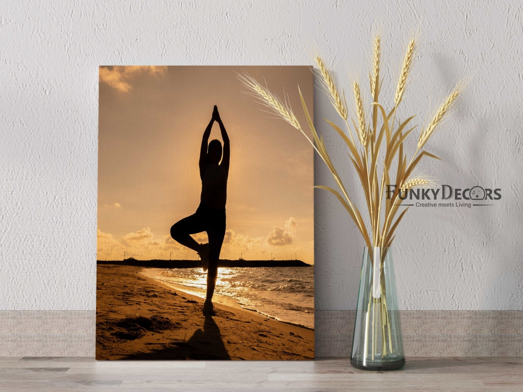 Yoga Fitness - Sports Art Frame For Wall Decor- Funkydecors Posters Prints & Visual Artwork