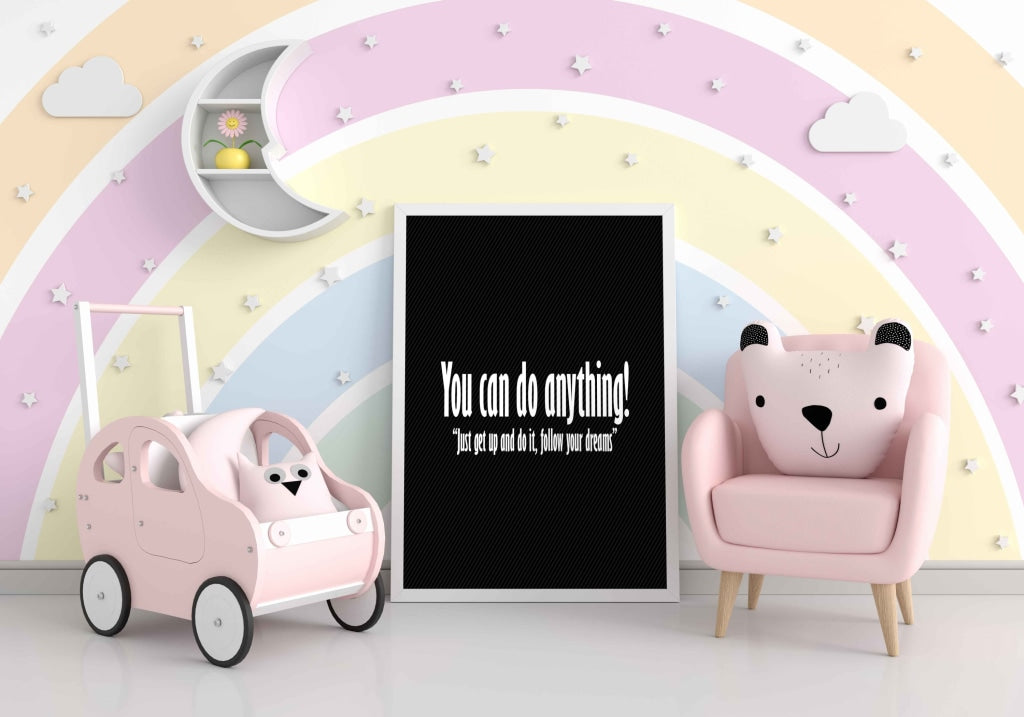 You Can Do Anything - Motivational Quotes Art Frame For Wall Decor- Funkydecors Xs / White Posters
