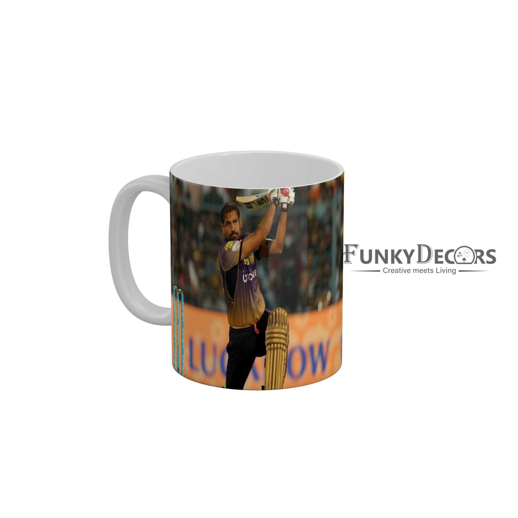 Yusuf Pathan Sunrisers Hyderabad Coffee Ceramic Mug 350 ML-FunkyDecors