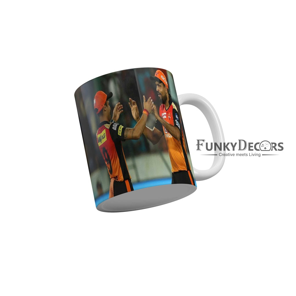 Yusuf Pathan Sunrisers Hyderabad Coffee Ceramic Mug 350 ML-FunkyDecors