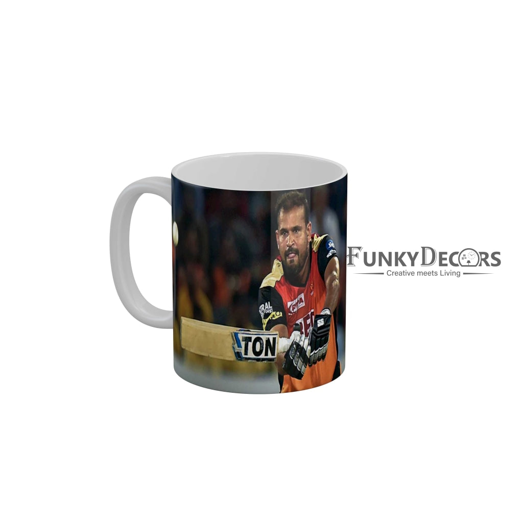 Yusuf Pathan Sunrisers Hyderabad Coffee Ceramic Mug 350 ML-FunkyDecors