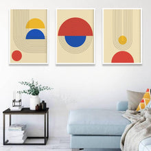 Load image into Gallery viewer, Art Of Lines - 3 Panels Abstract Frame For Wall Decor- Funkydecors Xs / White Posters Prints &amp;
