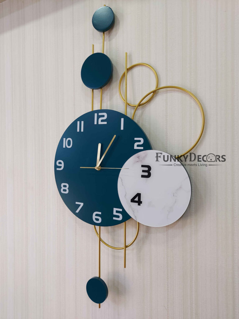 European Style Nordic Silent Movement Wall Clock- FunkyDecors Clocks