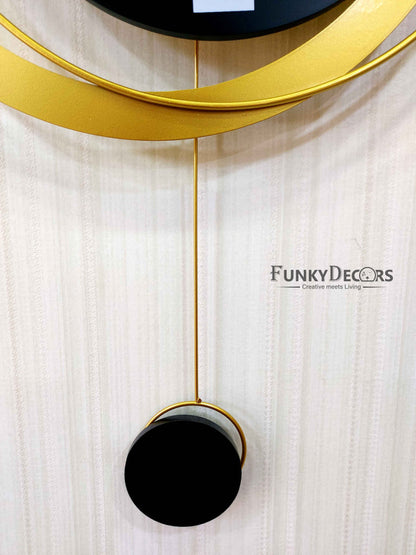 European Style Reindeer Nordic Silent Movement Pendulum Wall Clock- Funkytradition Clocks