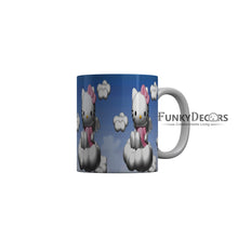 Load image into Gallery viewer, FunkyDecors Hello Kitty Blue Cartoon Ceramic Coffee Mug

