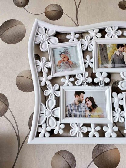 Funkytradition 4 Photos Love And Family Wall Photo Frames For Home Office Decor