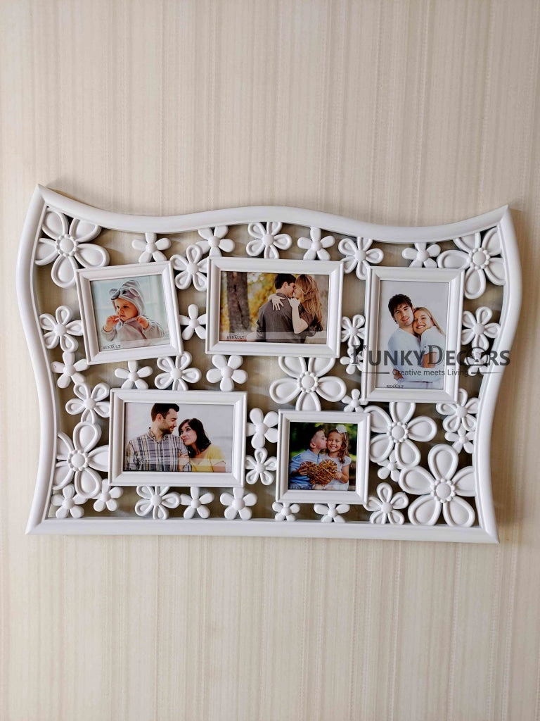 Funkytradition 4 Photos Love And Family Wall Photo Frames For Home Office Decor