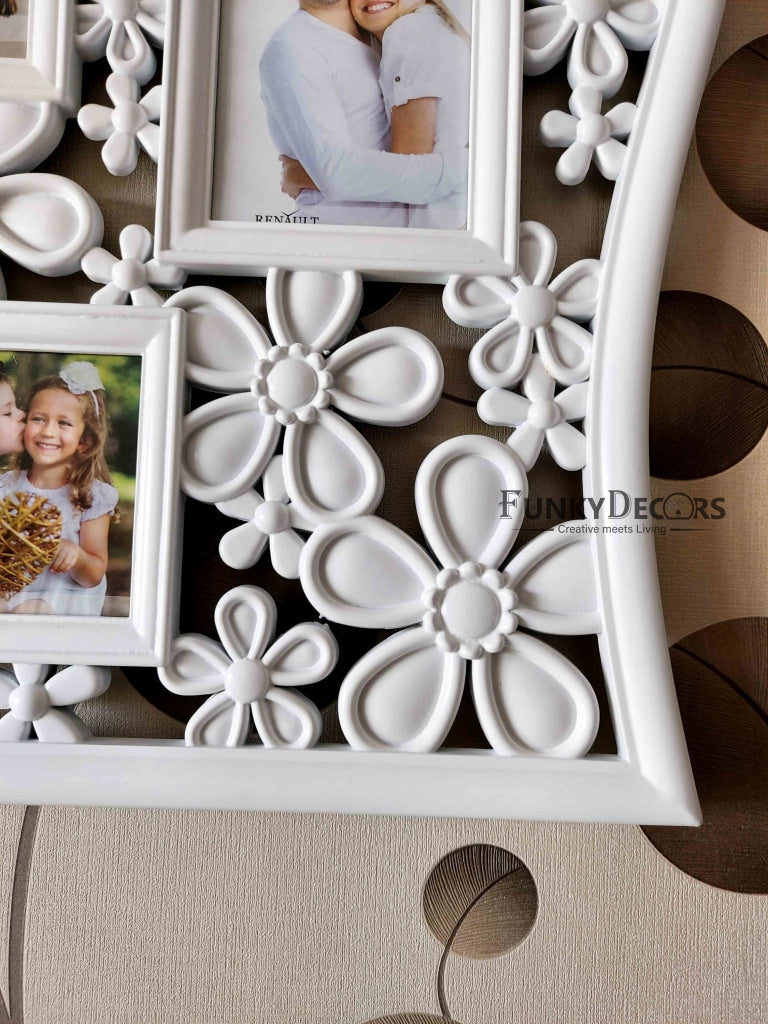 Funkytradition 4 Photos Love And Family Wall Photo Frames For Home Office Decor