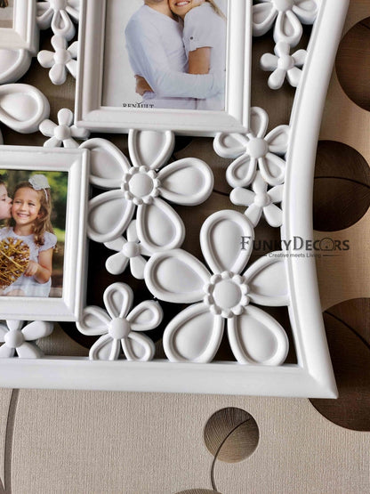Funkytradition 4 Photos Love And Family Wall Photo Frames For Home Office Decor