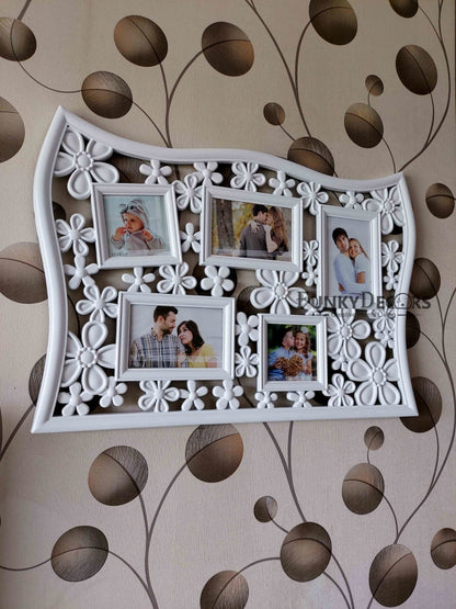 Funkytradition 4 Photos Love And Family Wall Photo Frames For Home Office Decor