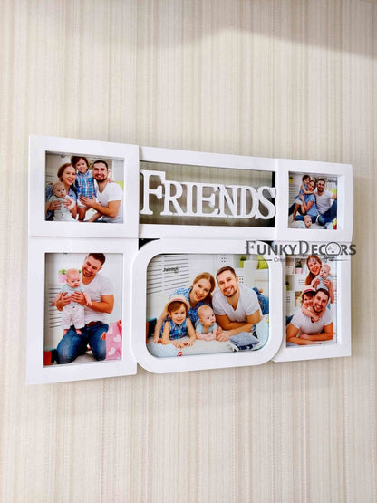 Funkytradition 5 Photos Friends And Love Wall Photo Frames For Home Office Decor