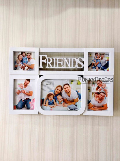 Funkytradition 5 Photos Friends And Love Wall Photo Frames For Home Office Decor