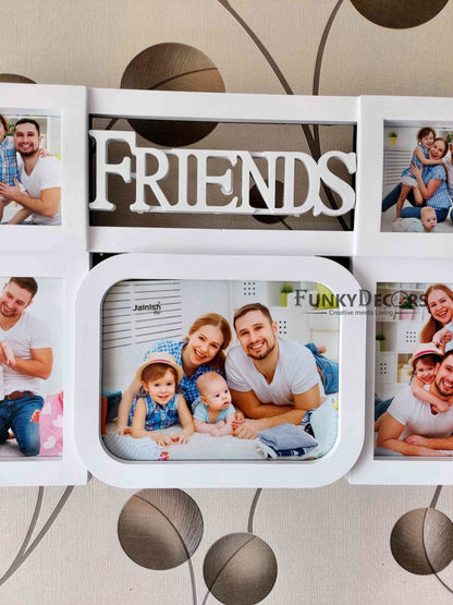 Funkytradition 5 Photos Friends And Love Wall Photo Frames For Home Office Decor