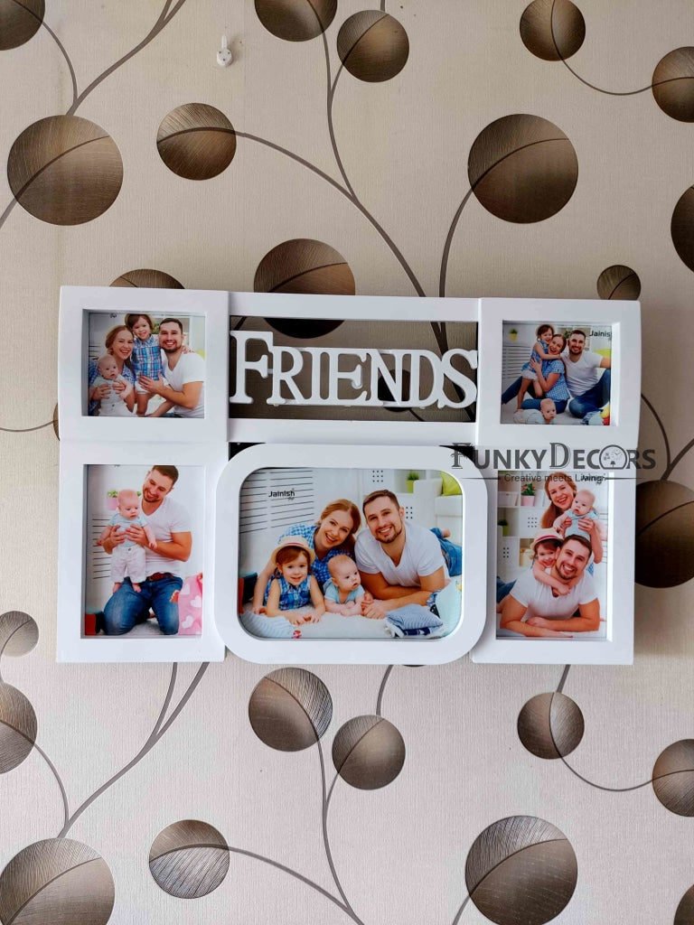 FunkyDecors 5 Photos Friends And Love Wall Photo Frames For Home Office Decor