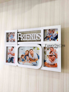 Funkytradition 5 Photos Friends And Love Wall Photo Frames For Home Office Decor