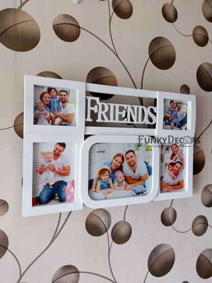 Funkytradition 5 Photos Friends And Love Wall Photo Frames For Home Office Decor