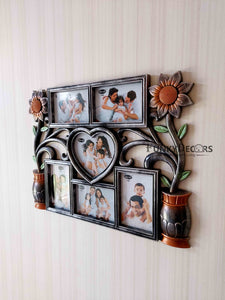 Funkytradition 6 Photos Friends Family And Love Wall Photo Frames For Home Office Decor
