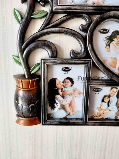 Funkytradition 6 Photos Friends Family And Love Wall Photo Frames For Home Office Decor