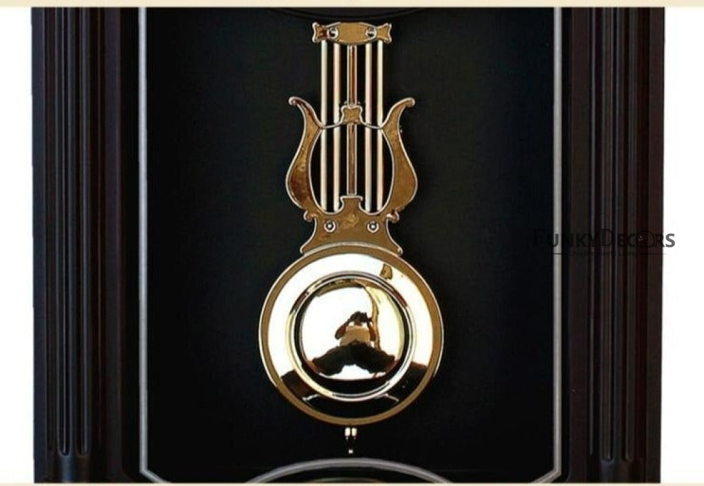 FunkyDecors Almirah Design Wall Clock With Pendulum And Sound For Home Office Decor Gifts 52 Cm