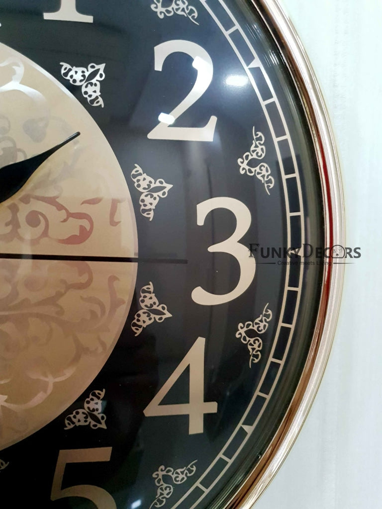 FunkyDecors Designer Wall Clock Watch Decor For Home Office And Gifts 36 Cm Tall Clocks