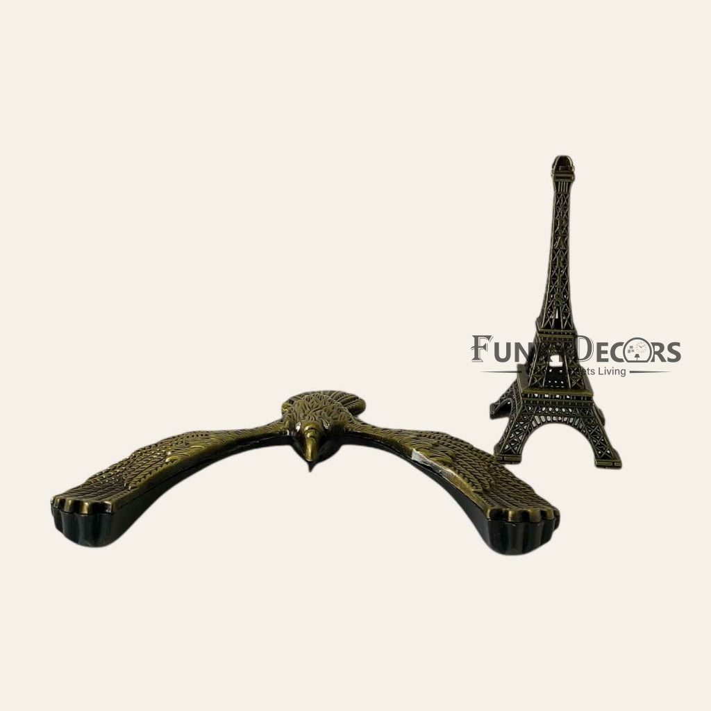 Funkytradition Eiffel Tower Statue With Balance Eagle Metal Showpiece | Birthday Anniversary Gift