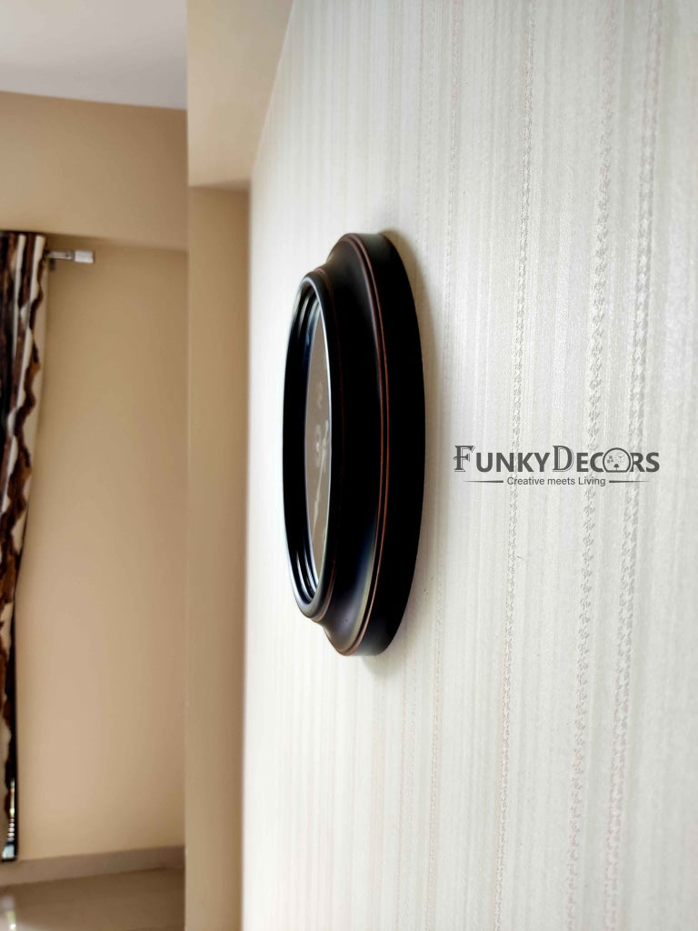 Funkytradition Minimal Big Font Wall Clock Watch Decor For Home Office And Gifts 30 Cm 35 Tall